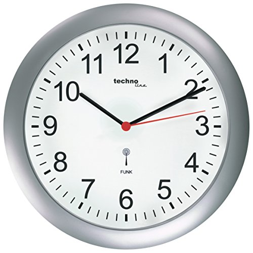 Technoline Innova WT 8700 - Reloj de Pared (26 x 4,2 x 26 cm), Color Plateado