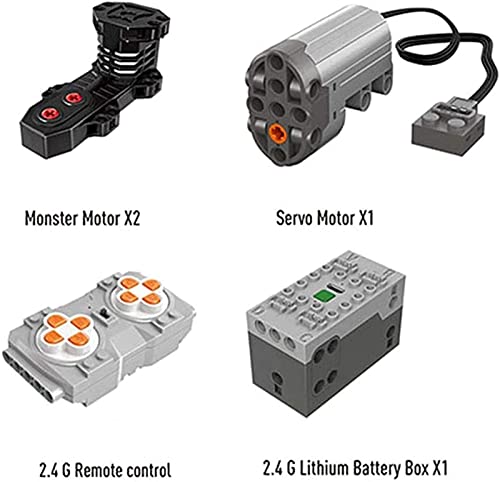 Tecnología Modelo de coche deportivo, 2943 Parts Technology Racing Car Control remoto con mando a distancia y motor, MK 13108 juego de construcción, compatible con Lego