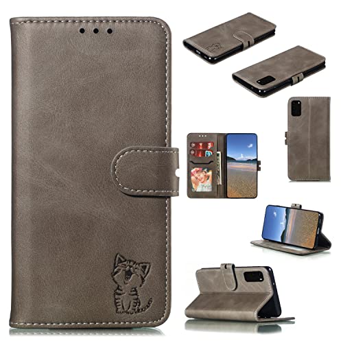 Teléfono Flip Funda For Samsung Galaxy S20 Cuero lindo Cartera Cartera, Cubierta de Teléfono Móvil UITRA-FLY DISEÑO Funda protectora Flip [Titular de la tarjeta de crédito Slot] Tapa trasera del teléf
