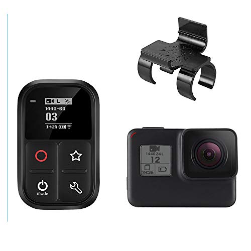 TELESIN impermeable (hasta 1 m) Control remoto WIFI para GoPro Hero 8 Black Hero 7 Black Hero 6 Black Hero 5 Hero 4 Hero5/4 Session Action Camera Wifi con control remoto Lock Fit Selfie Stick