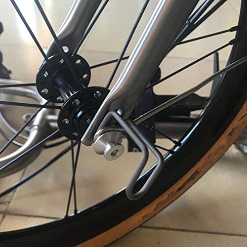 tellaLuna Guardabarros delantero ultraligero para bicicleta E-Type para rueda delantera Brompton Titanium E Hook 6G