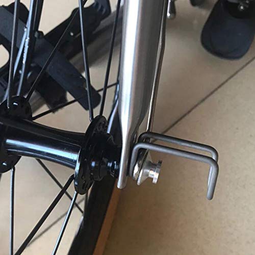 tellaLuna Guardabarros delantero ultraligero para bicicleta E-Type para rueda delantera Brompton Titanium E Hook 6G