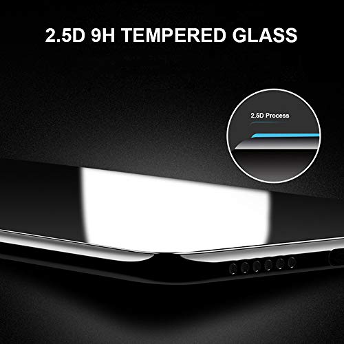 TenYll [2 Paquete] OnePlus 6T McLaren Protector de Pantalla [0.26mm, 2.5D] Dureza 9H [Fácil instalación] [HD Clear] Cristal Vidrio Templado Glass Premium para OnePlus 6T McLaren -Negro