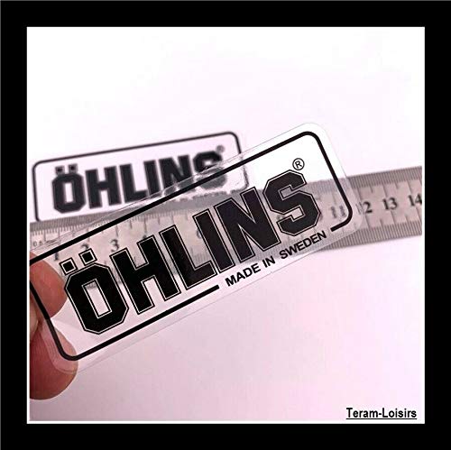 Teram Loisers - 2 pegatinas adhesivas Ohlins para horquilla amortiguadora de moto Quad Cross