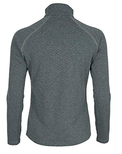 Ternua Lucilla 1/2 Zip W Camiseta de Manga Larga, Mujer, Gris (Mousse Grey), S