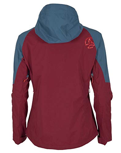 Ternua Nakur Jkt W Chaqueta con Capucha, Mujer, Rojo (Rumba Red), L
