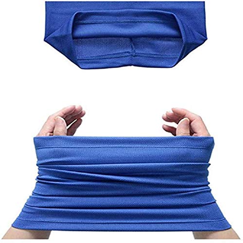 TERSE 4 Pack Polaina de Cuello Pañuelos Cabeza Multifunción Máscara Pasamontañas Bandana Transpirable de Protector Solar para Hombre o Mujer