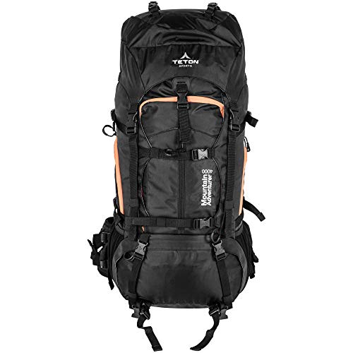 TETON Sports Mountain Adventurer 4000 Mochila ultraligera Plus; Mochila de senderismo ligera para camping, caza, viajes y deportes al aire libre, 68,5 x 30,4 x 25,4 cm