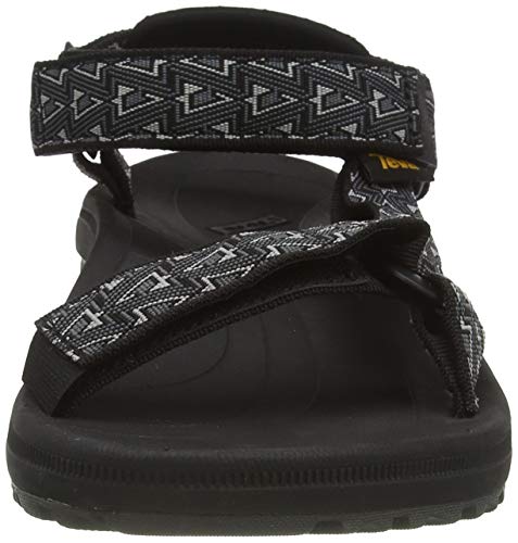 Teva Winsted, Sandalias de Punta Descubierta Hombre, Negro (Bamboo Black Bmblc), 44.5 EU