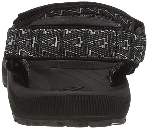 Teva Winsted, Sandalias de Punta Descubierta Hombre, Negro (Bamboo Black Bmblc), 44.5 EU