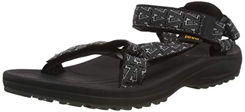 Teva Winsted, Sandalias de Punta Descubierta Hombre, Negro (Bamboo Black Bmblc), 44.5 EU