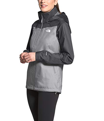 The North Face Chaqueta para mujer Resolve Plus, Meld Gris/Gris Asfalto, S