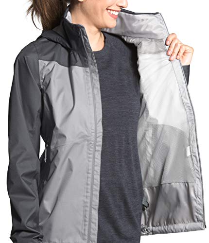 The North Face Chaqueta para mujer Resolve Plus, Meld Gris/Gris Asfalto, S