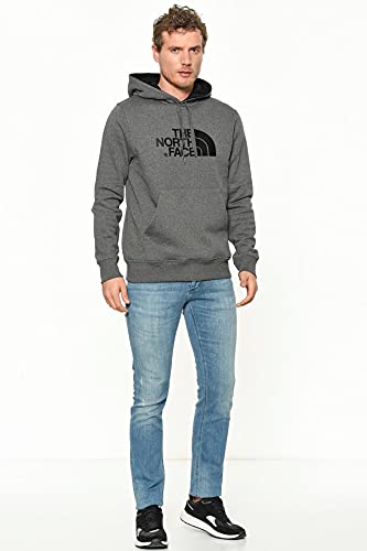 The North Face Drew Peak Pull Felpa Cappuccio Uomo Grigia T0AHJYLXS