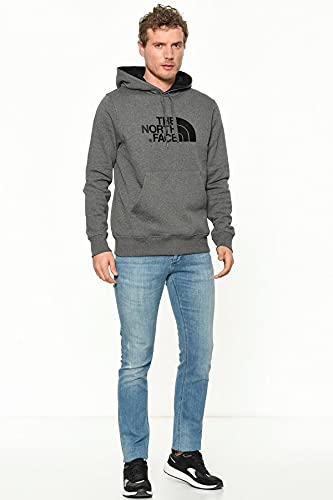 The North Face Drew Peak Pull Felpa Cappuccio Uomo Grigia T0AHJYLXS