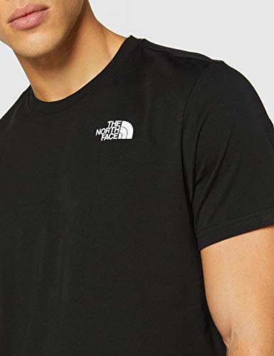 The North Face S/S Red Box tee Camiseta de Manga Corta, Hombre, Negro (TNF Black), M