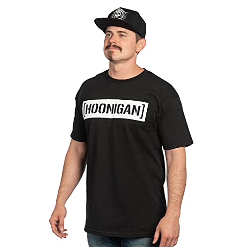 The Original Hoonigan Ken Block Censor Bar - Camiseta para hombre, Negro , M