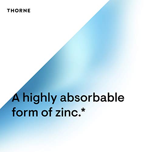 Thorne Research - Zinc Picolinate 30 mg - Suplemento de Zinc de Alta Absorción para el Crecimiento - 180 Cápsulas