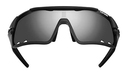 Tifosi Gafas de sol unisex Davos con lentes intercambiables, color negro mate, talla única