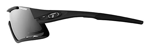 Tifosi Gafas de sol unisex Davos con lentes intercambiables, color negro mate, talla única