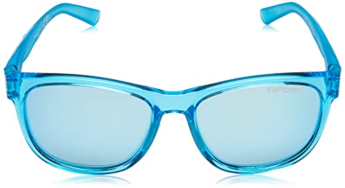 Tifosi Swank - Gafas unisex para lentes individuales, color azul cielo/azul ahumado, talla única