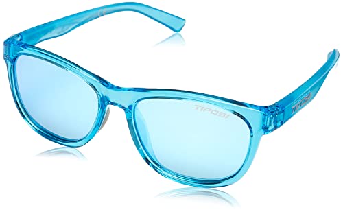 Tifosi Swank - Gafas unisex para lentes individuales, color azul cielo/azul ahumado, talla única