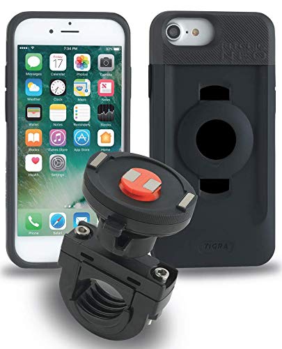 Tigra Sport Fit Clic Neo Kit Moto para iPhone 6/6S/7/8 TPU/PC