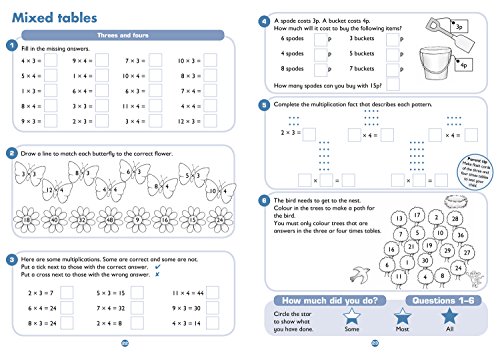 TIMES TABLES 5-7 WB: Ideal for home learning (Collins Easy Learning KS1)