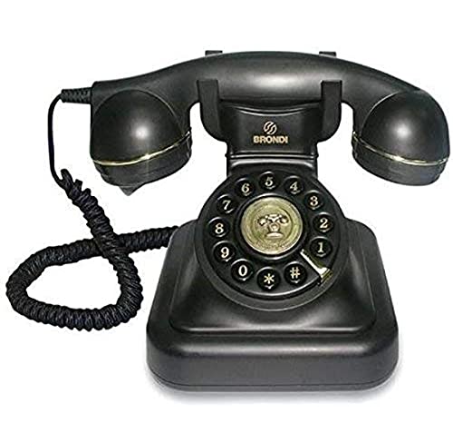 Tiptel Vintage 20 Negro - Teléfono (Negro)