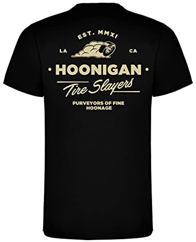 Tire Slayers Hoonigan Ken Block Cheater Slicks - Camiseta para hombre, Negro , M