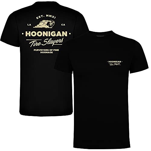 Tire Slayers Hoonigan Ken Block Cheater Slicks - Camiseta para hombre, Negro , M