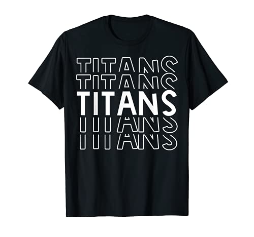 Titans Escuela Deportes Equipo Mascot Ropa Go College Atleta Camiseta