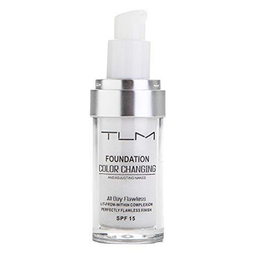 TLM Foundation Color Changing, Cubierta del Corrector Make Up Cream Colour Correcting Cream,Resistente al Agua,Duradero, Creativo para Mujeres niñas