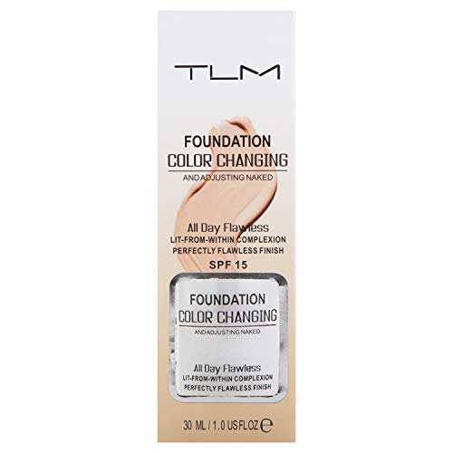 TLM Foundation Color Changing, Cubierta del Corrector Make Up Cream Colour Correcting Cream,Resistente al Agua,Duradero, Creativo para Mujeres niñas