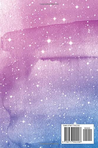 To the Moon and Back Space Notebook: Pink, Purple and Blue Space Moon Notebook | 6 x 9 Inches | 120 Pages | Dot Grid Paper (Lost in Space)