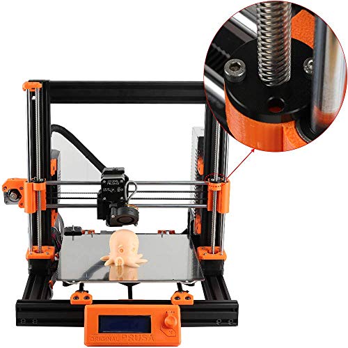 Toaiot - Juego de 4 tornillos para impresora 3D Prusa i3 MK2 MK2S MK3 Eje Z para tornillos de motor trapezoidal para varilla roscada de 8 mm T8 impresora 3D piezas Reprap