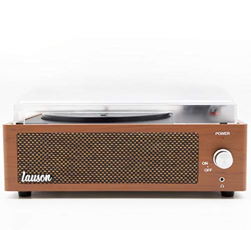 Tocadisco XN092 Lauson Función Grabación Encoding PC-Link | Tocadiscos de Vinilo Vintage con Bluetooth y Altavoces Incorporados | Reproductor de Vinilo 3 Velocidades 33, 45, 78 | (Roble)