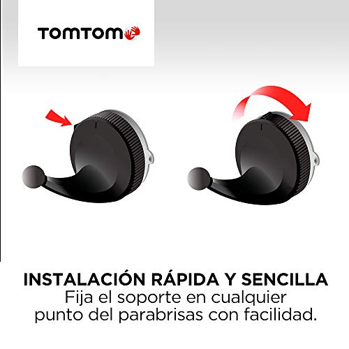 TomTom Click & Go Mount - Soporte Click & Go y cargador para coche con alimentación