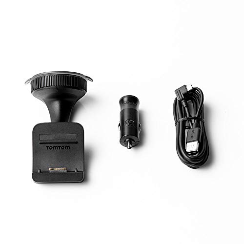 TomTom Click & Go Mount - Soporte Click & Go y cargador para coche con alimentación