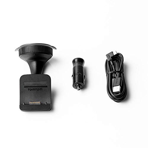 TomTom Click & Go Mount - Soporte Click & Go y cargador para coche con alimentación