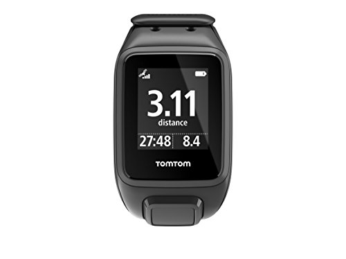 TomTom Spark Cardio Music Premium - Reloj Deportivo, Color Negro, Talla L