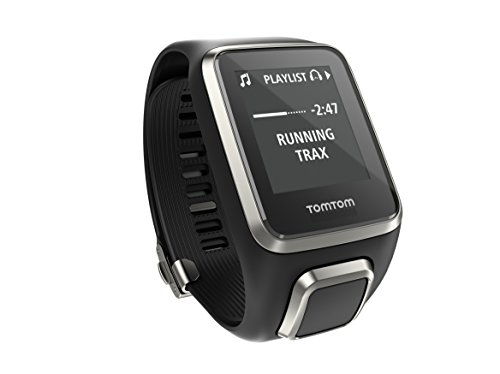 TomTom Spark Cardio Music Premium - Reloj Deportivo, Color Negro, Talla L