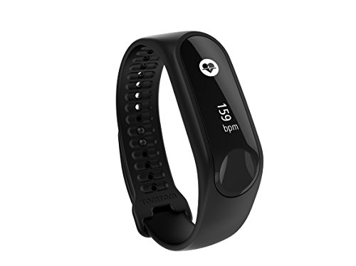 TomTom Touch Cardio Fitness Pulsera de Actividad, Unisex, Negro, S