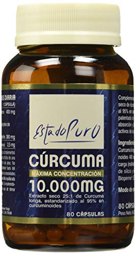 Tong-Il 001200254 Complemento Alimenticio Cúrcuma, 10.000 mg, 80 Cápsulas