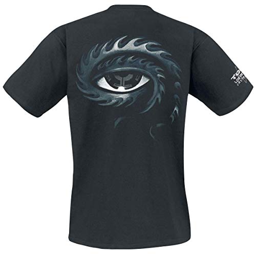 Tool Big Eye Hombre Camiseta Negro M, 100% algodón, Regular