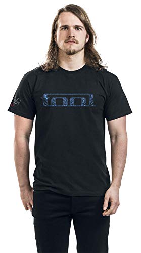 Tool Blue Spectre Hombre Camiseta Negro XXL, 100% algodón, Regular