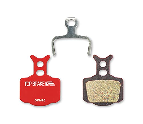 Top Brake Pastillas de Freno de Disco Bicicleta para Formula Cura/Oval/The One/Mega/RX/ R1/ R1R/ T1/ C1/ Cura-E (Performance - Rojo)