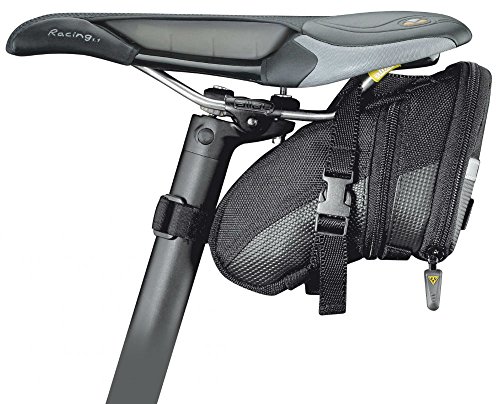 Topeak Aero Wedge Pack Fahrrad Sattel Tasche Sattelstütze QuickClick Kompakt Rennrad MTB, 15000006, Größe medium