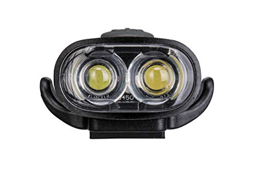 TOPEAK HeadLux, 450 lumens, USB Rechargeable Light, Aluminum Body, Black Luz de Seguridad Ciclismo, Adultos Unisex, Negro (Negro), 6.7 x 4.7 x 2.7 cm / 2.6” x 1.9” x 1.1”