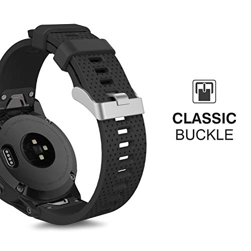 TOPsic Correa de Reloj para Garmin Fenix 5S, Banda de Reloj de Repuesto de Silicona Suave para Garmin Fenix 5S/Fenix 5S Plus/Fenix 6S/Fenix 6S Pro (NO Sirve Fenix 5 5X)